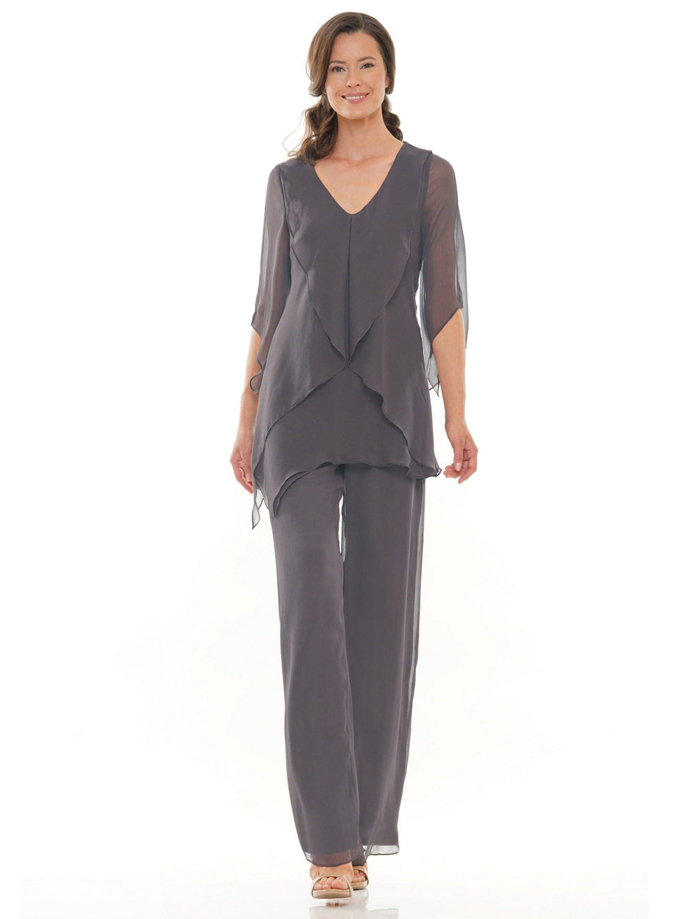 Formal Pant Suit Charcoal