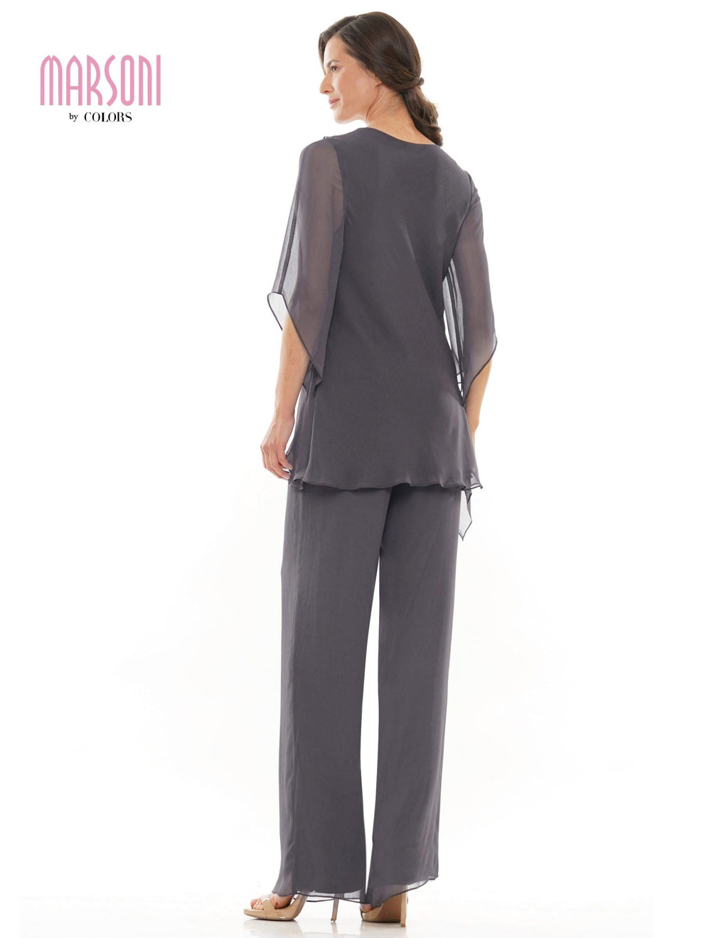 Charcoal 14 Marsoni Formal Mother of the Bride Pant Suit Sale for $101. ...