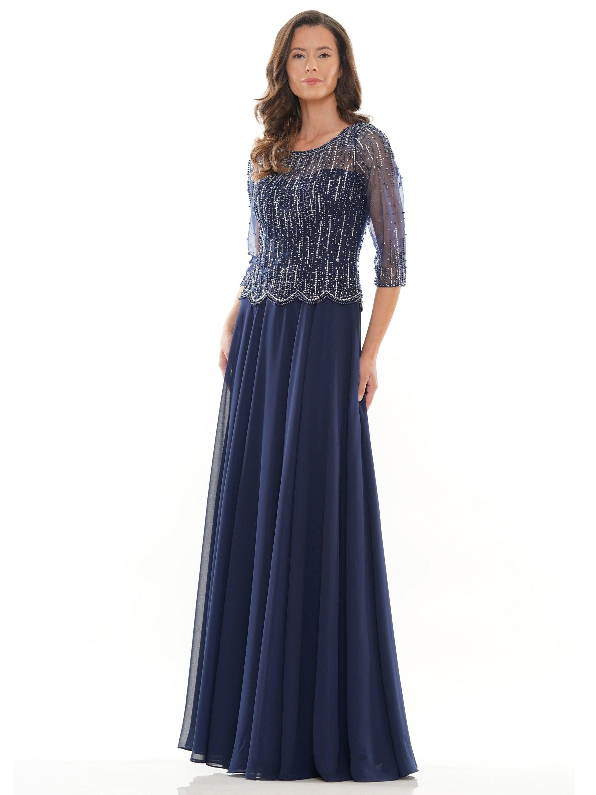 Marsoni 312 Mother of the Bride Dress Navy