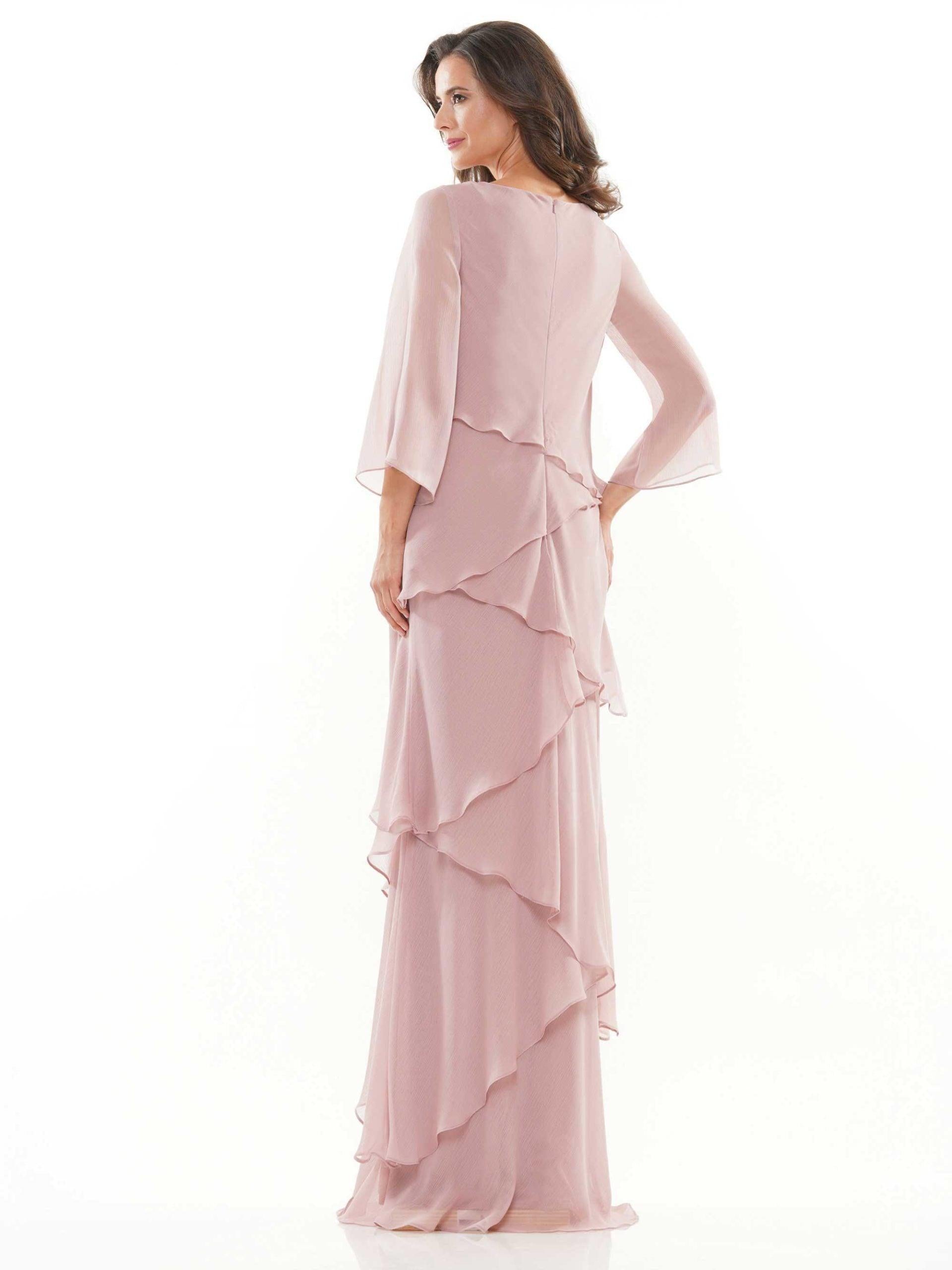 Marsoni Long Mother of the Bride Chiffon Dress 302 - The Dress Outlet