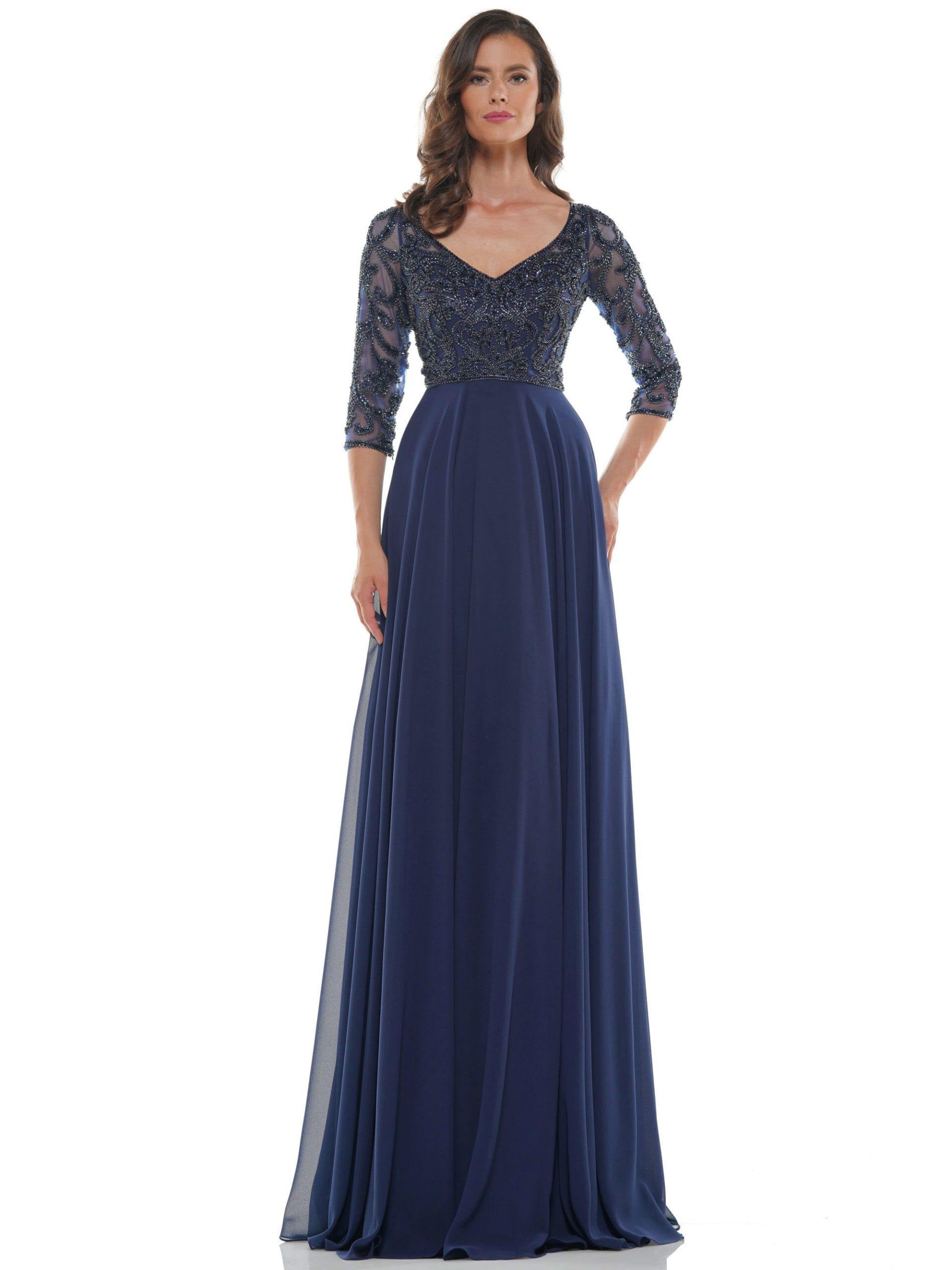 Marsoni Long Mother of the Bride Dress - The Dress Outlet