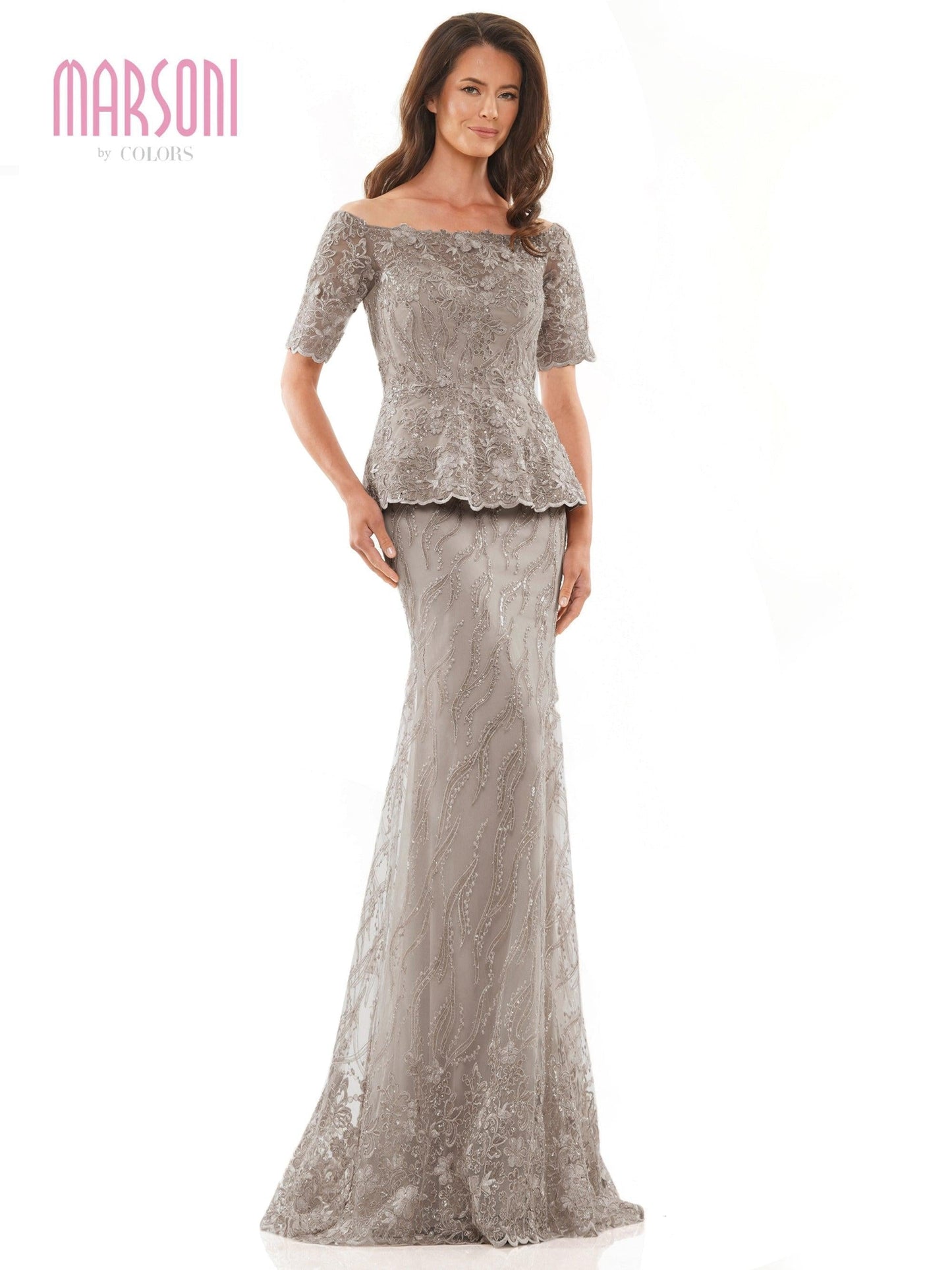 Marsoni Long Mother of the Bride Formal Gown 1222 - The Dress Outlet