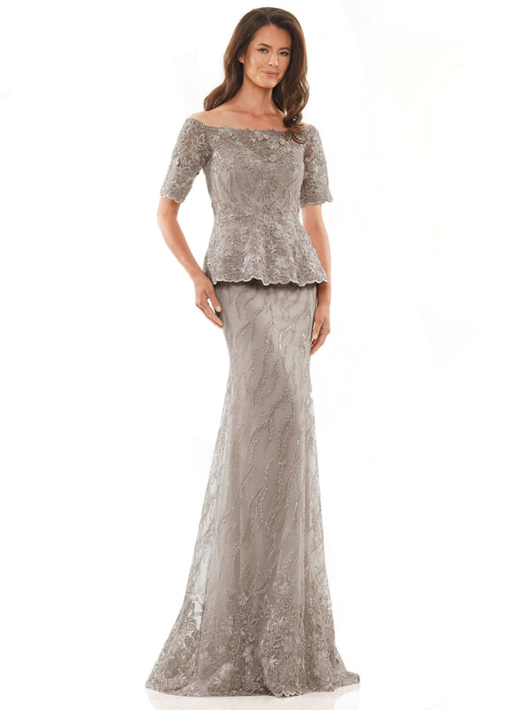 Dark Taupe 12 Marsoni Long Mother of the Bride Formal Gown 1222 Sale