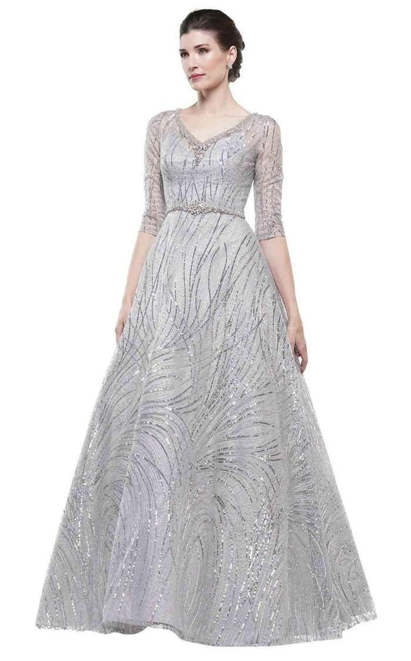 Marsoni Long Sleeve Prom Dress