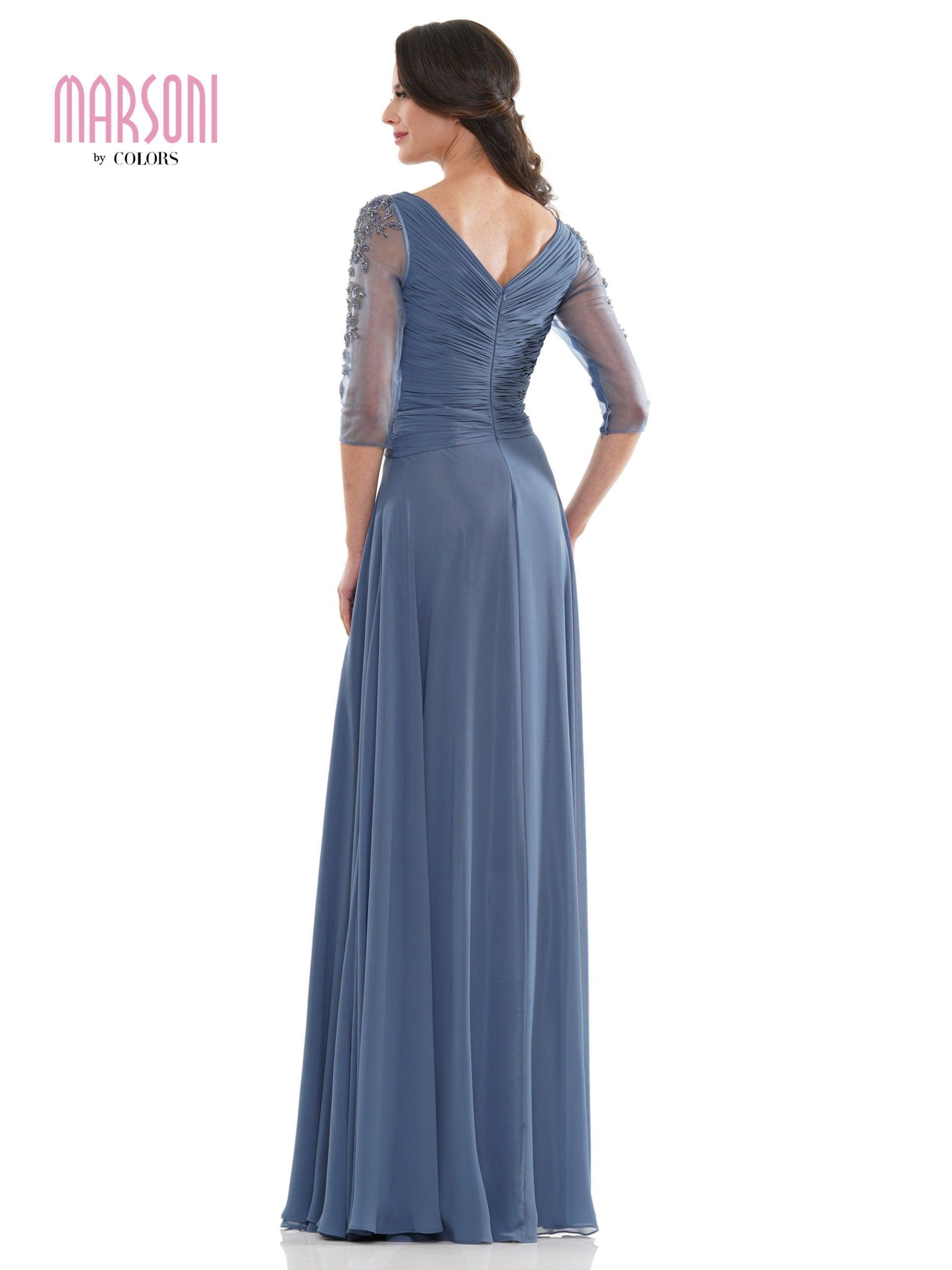 Marsoni Mother of the Bride Long Chiffon Dress 1135 Sale