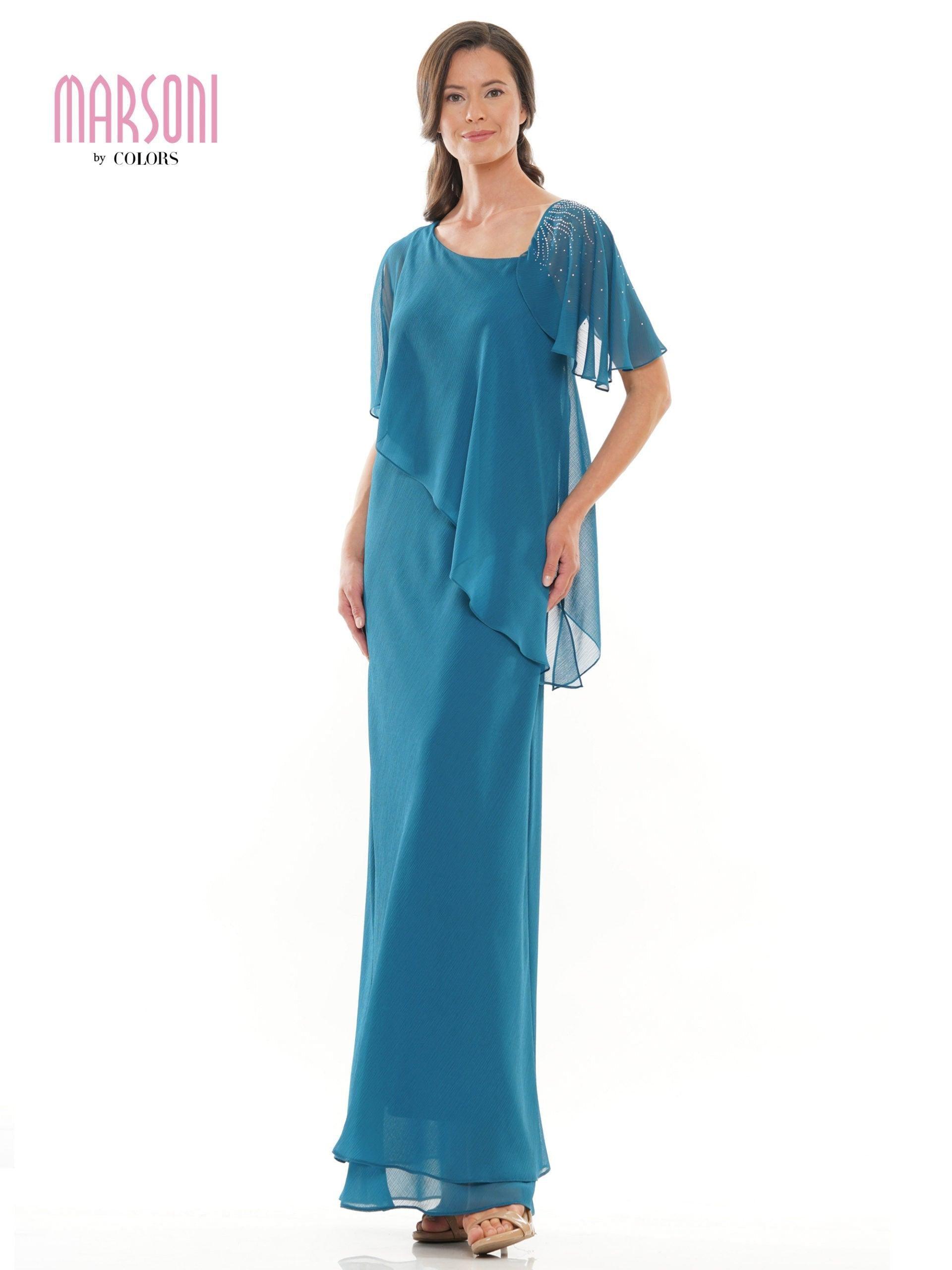Marsoni 313 Teal 26 Mother of the Bride Dress Sale