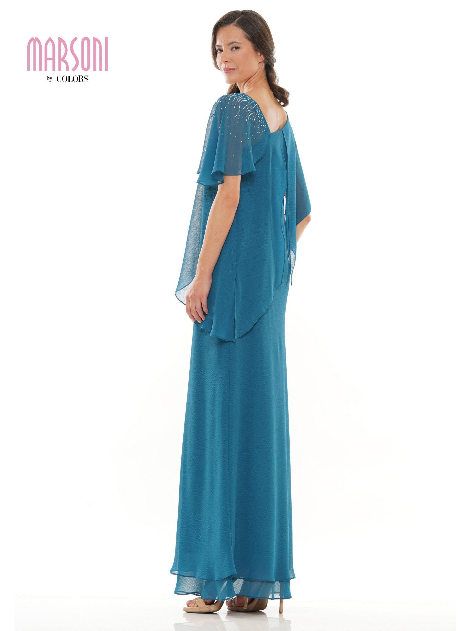 Marsoni 313 Teal 26 Mother of the Bride Dress Sale