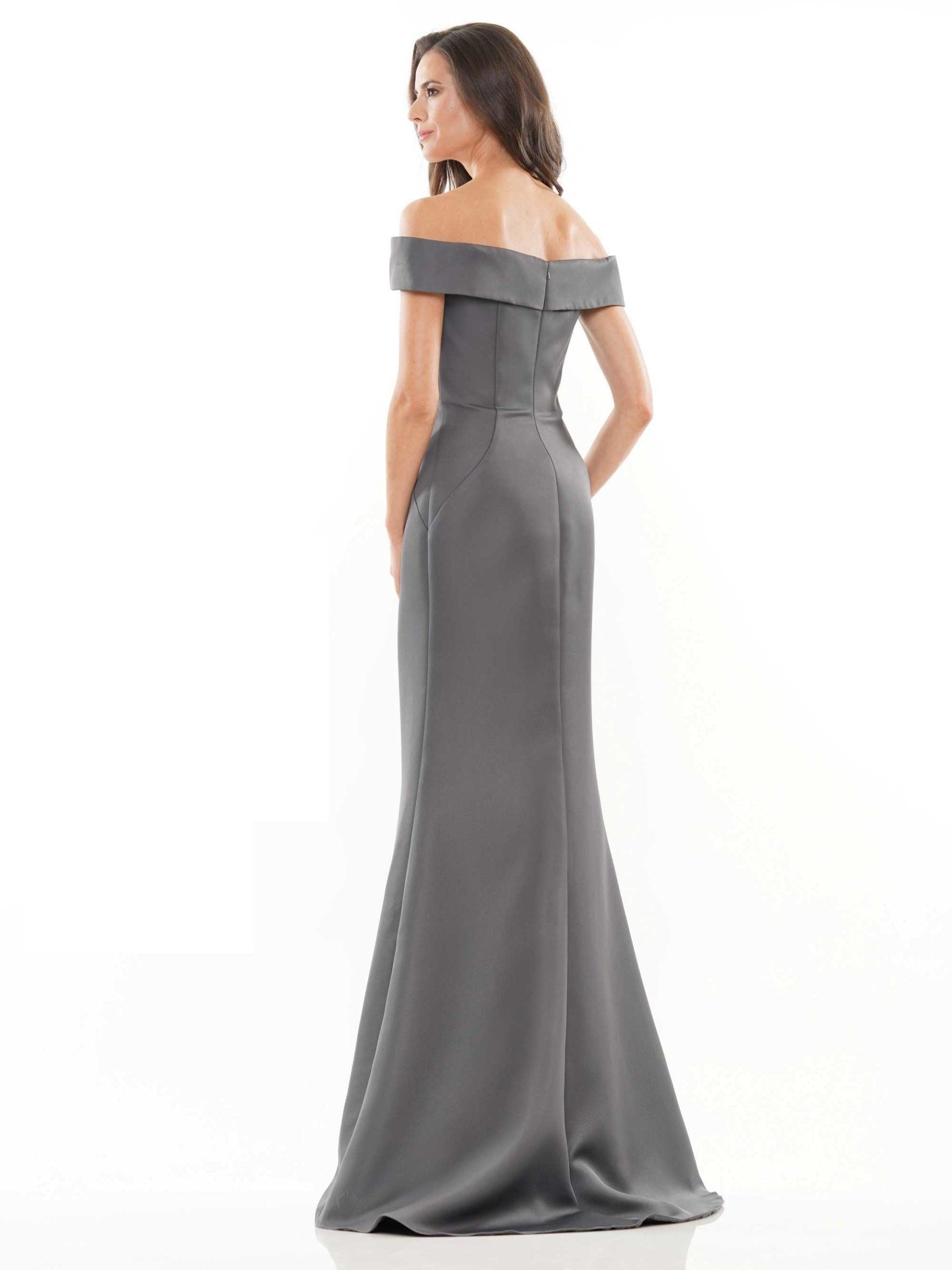 Marsoni Mother of the Bride Long Satin Dress 1003 - The Dress Outlet