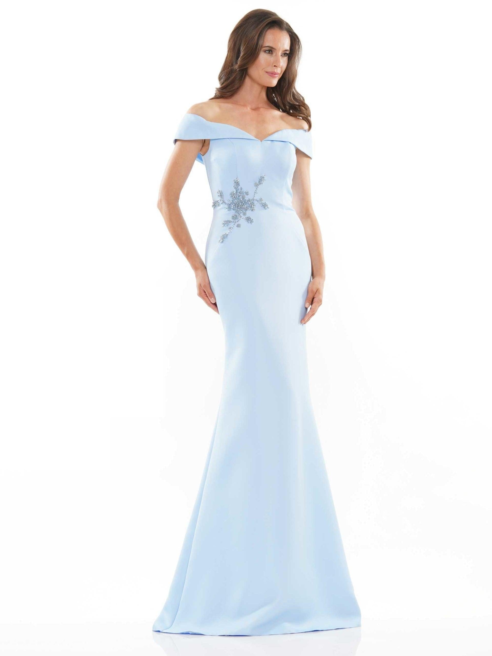 Marsoni Mother of the Bride Long Satin Dress 1003 - The Dress Outlet