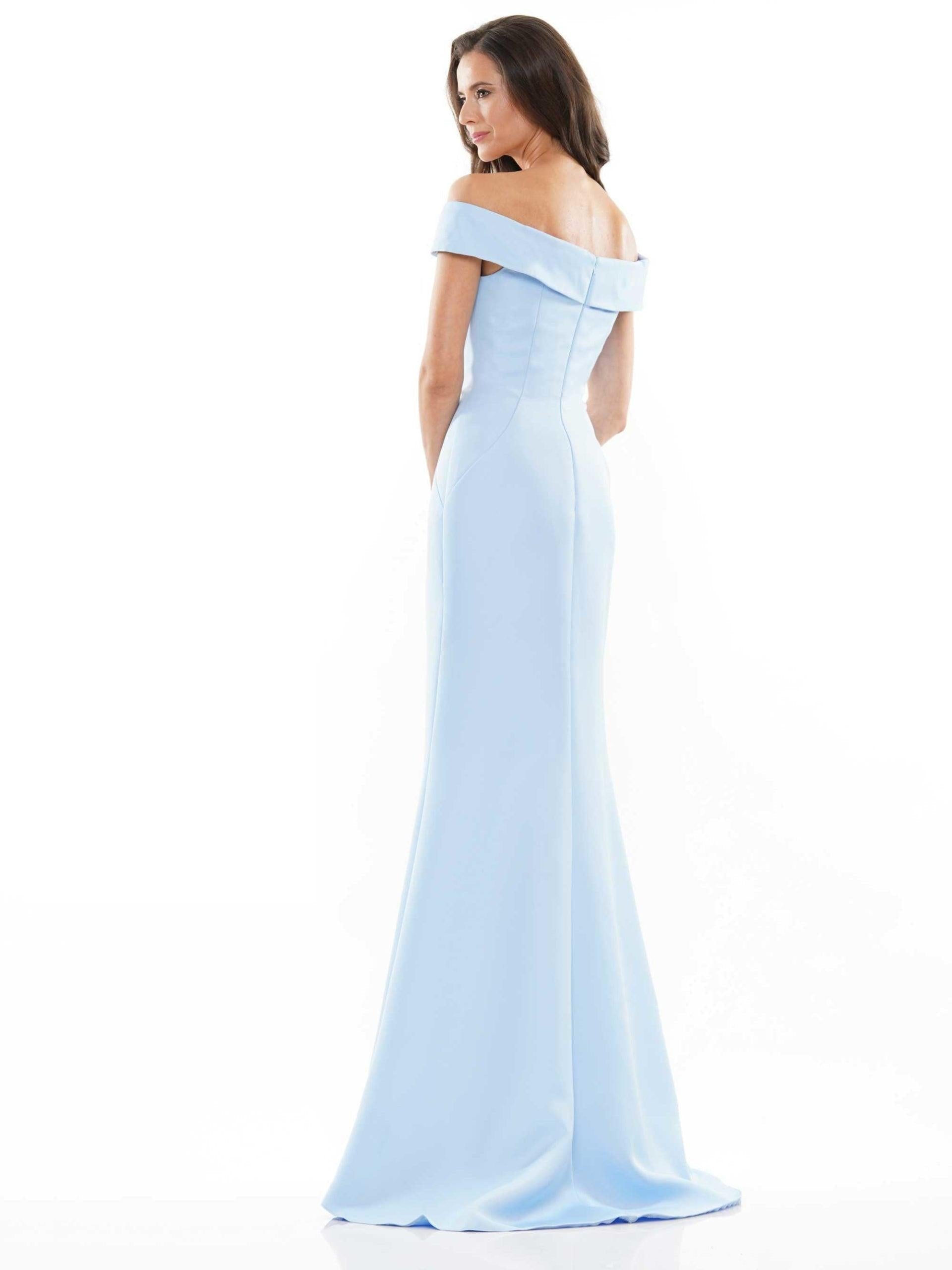 Marsoni Mother of the Bride Long Satin Dress 1003 - The Dress Outlet