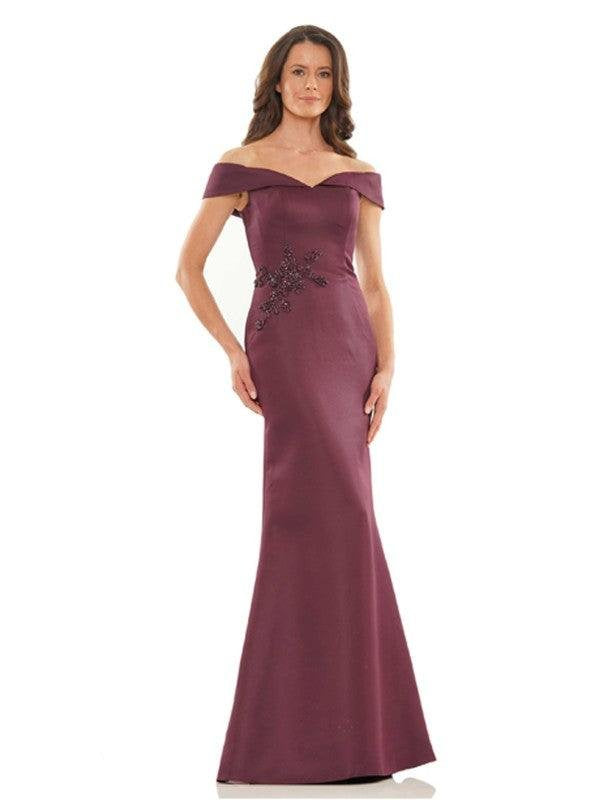 Marsoni Mother of the Bride Long Satin Dress 1003 - The Dress Outlet