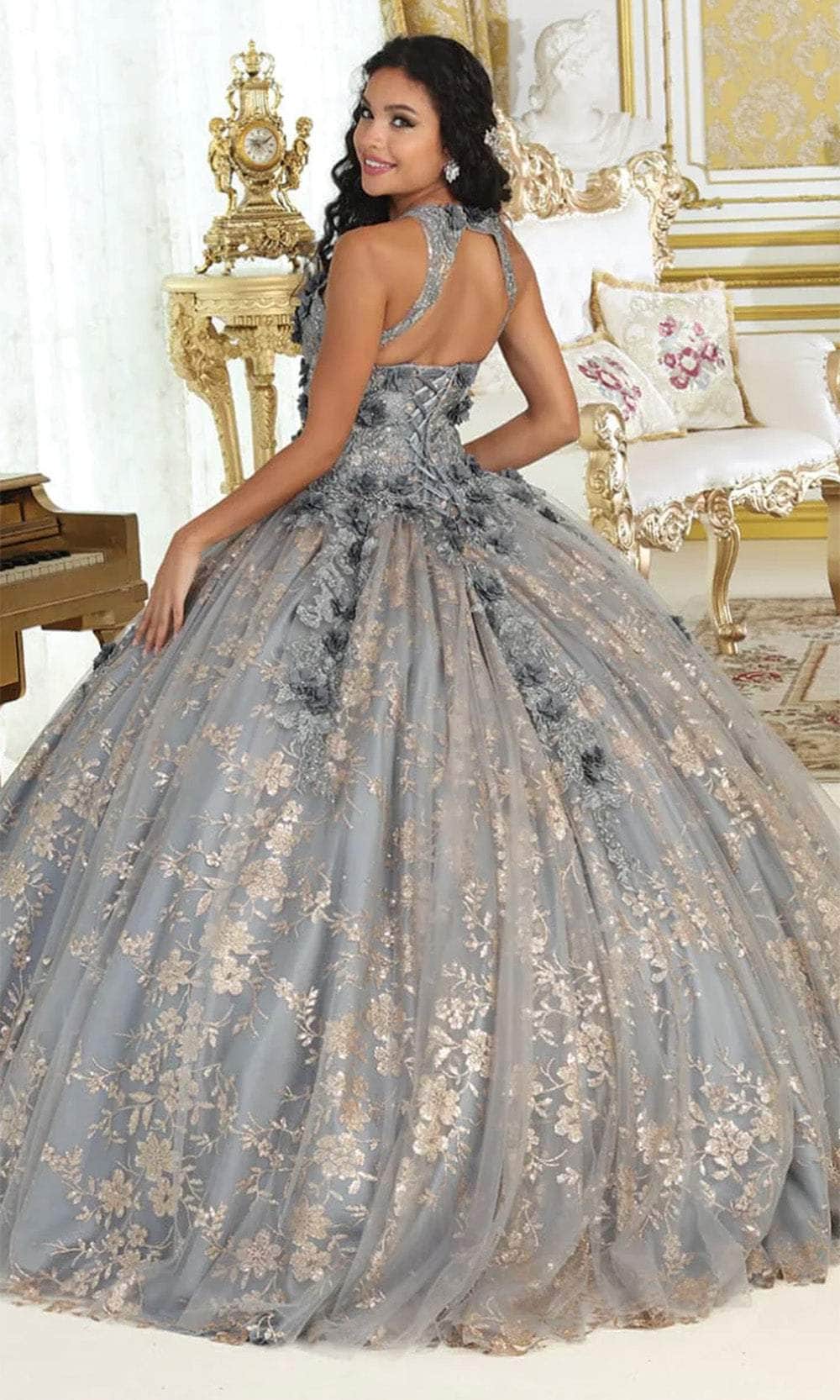 Sweetheart Floor-Length Tulle Quinceañera Ball Gown May Queen LK201