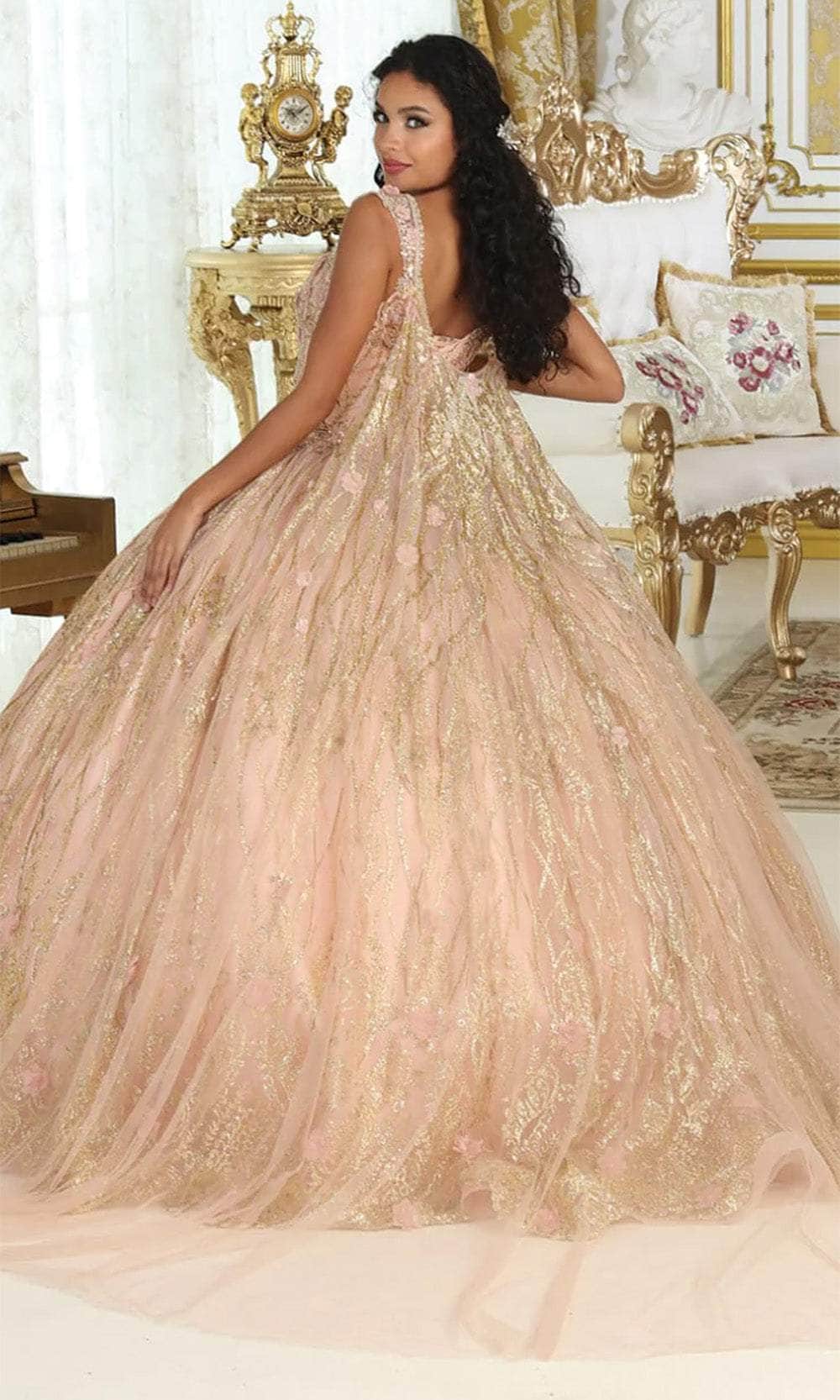 Sweetheart Floor-Length Tulle Quinceañera Ball Gown May Queen LK207