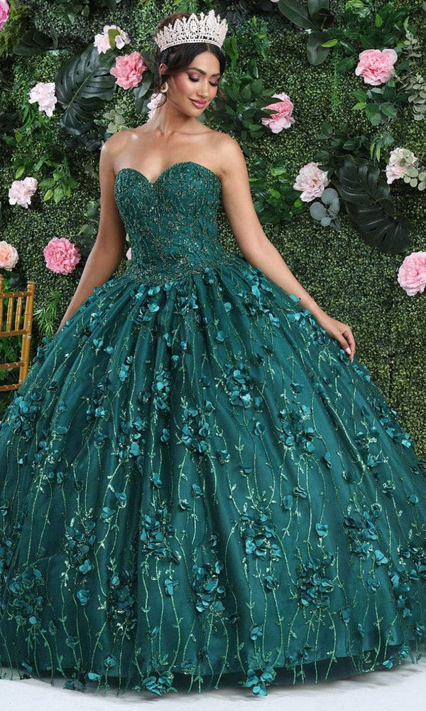 Sweetheart Floor-Length Tulle Quinceañera Ball Gown May Queen LK217