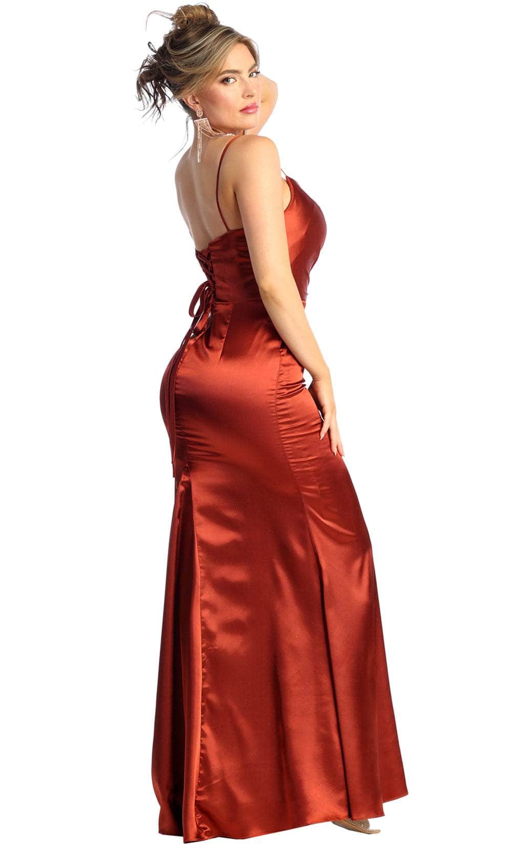 Sweetheart Floor-Length Satin Prom Mermaid May Queen 1931