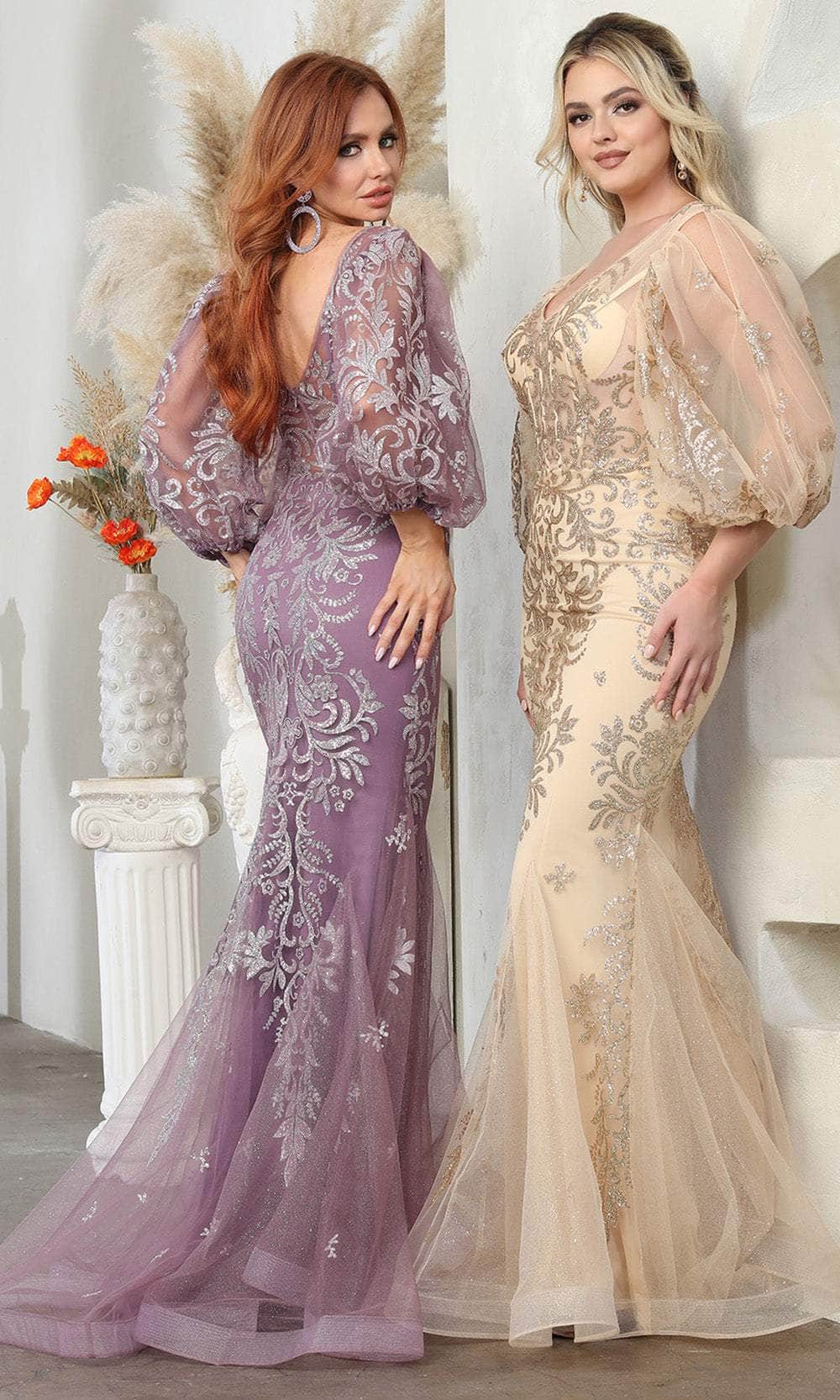 V-Neck Floor-Length with Train Tulle Prom Mermaid/Trumpet May Queen 2010