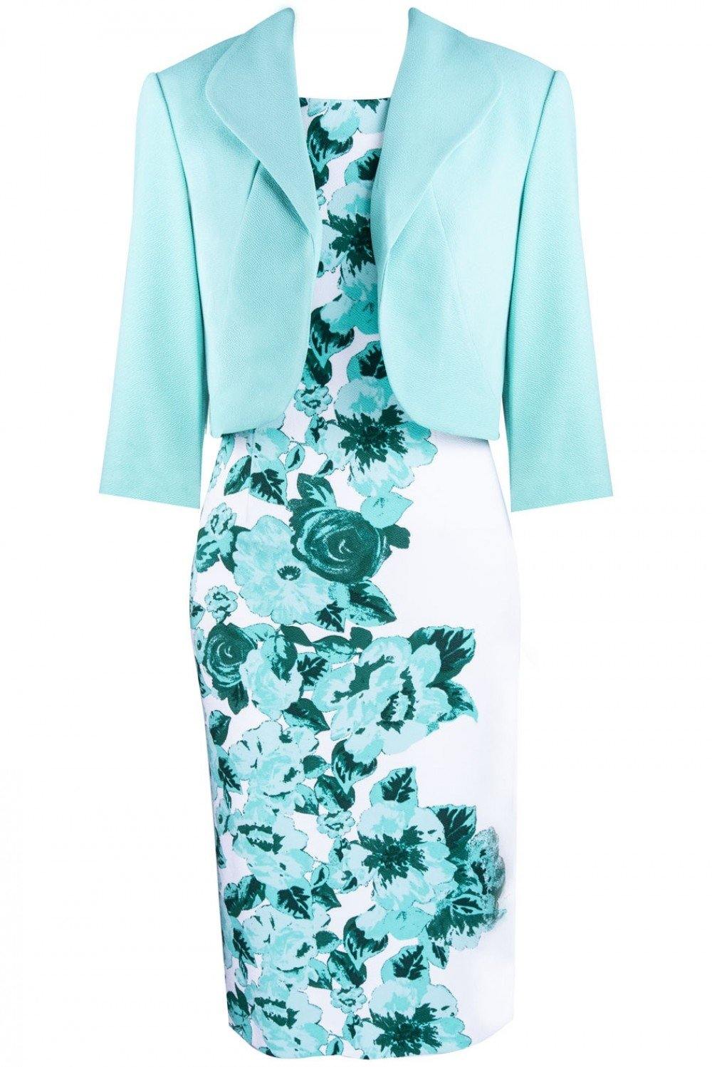 cocktail dress print Maya Brooke Short Floral Print 2 Piece Cocktail Dress