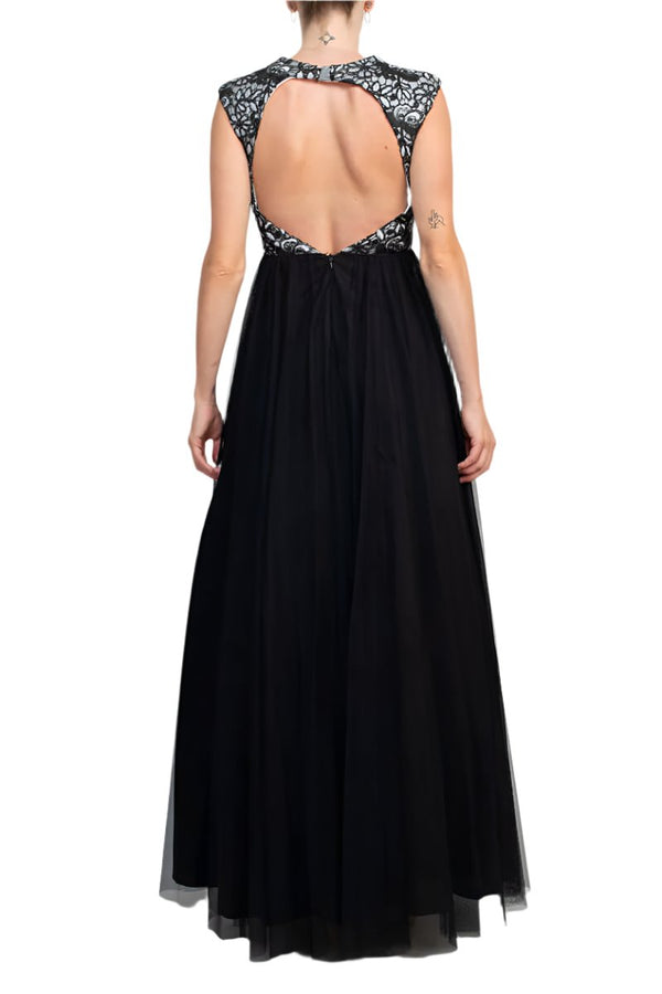Aidan Mattox MD1E201984 A Line Long Formal Evening Dress