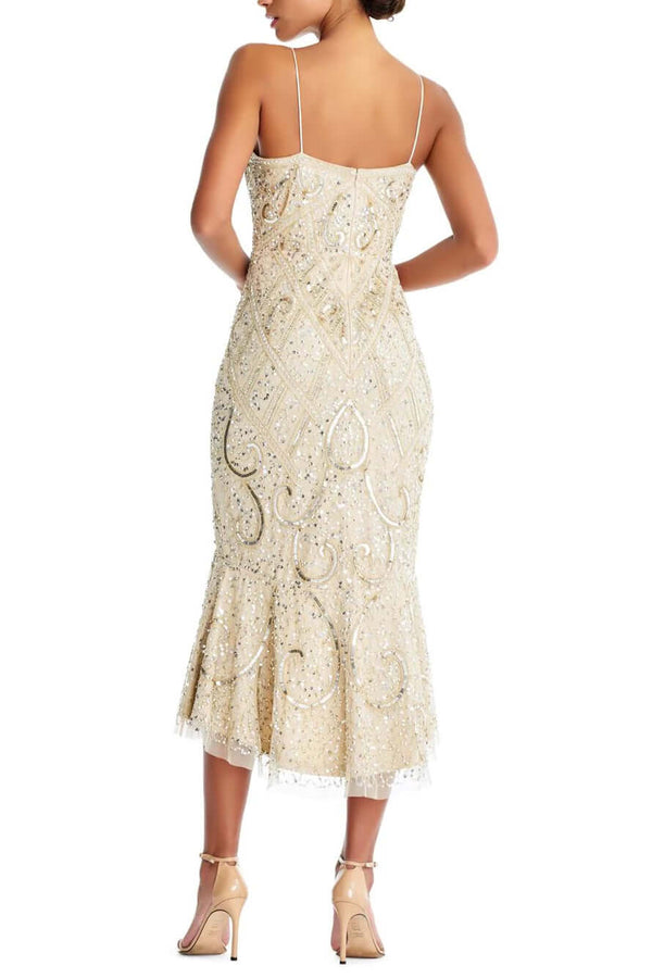 Aidan Mattox MD1E203330 High Low Fitted Formal Dress