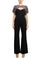 Jumpsuit Beaded Long Formal Jumpsuit Black