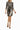Cocktail Dresses Short Fitted Printed Sequin Cocktail Dress Leopard Brown