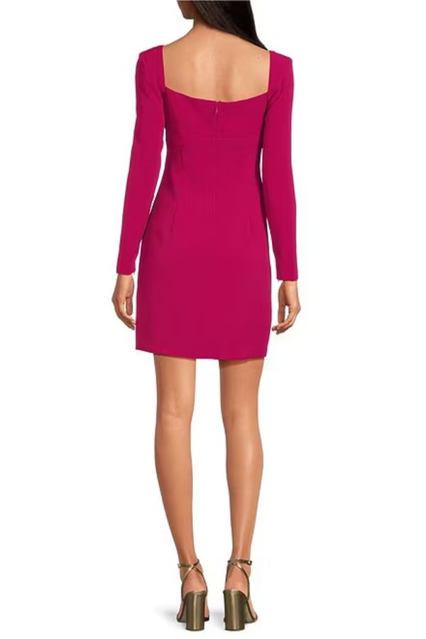 Liv Foster ML1E208440 Fitted Long Sleeve Cocktail Dress