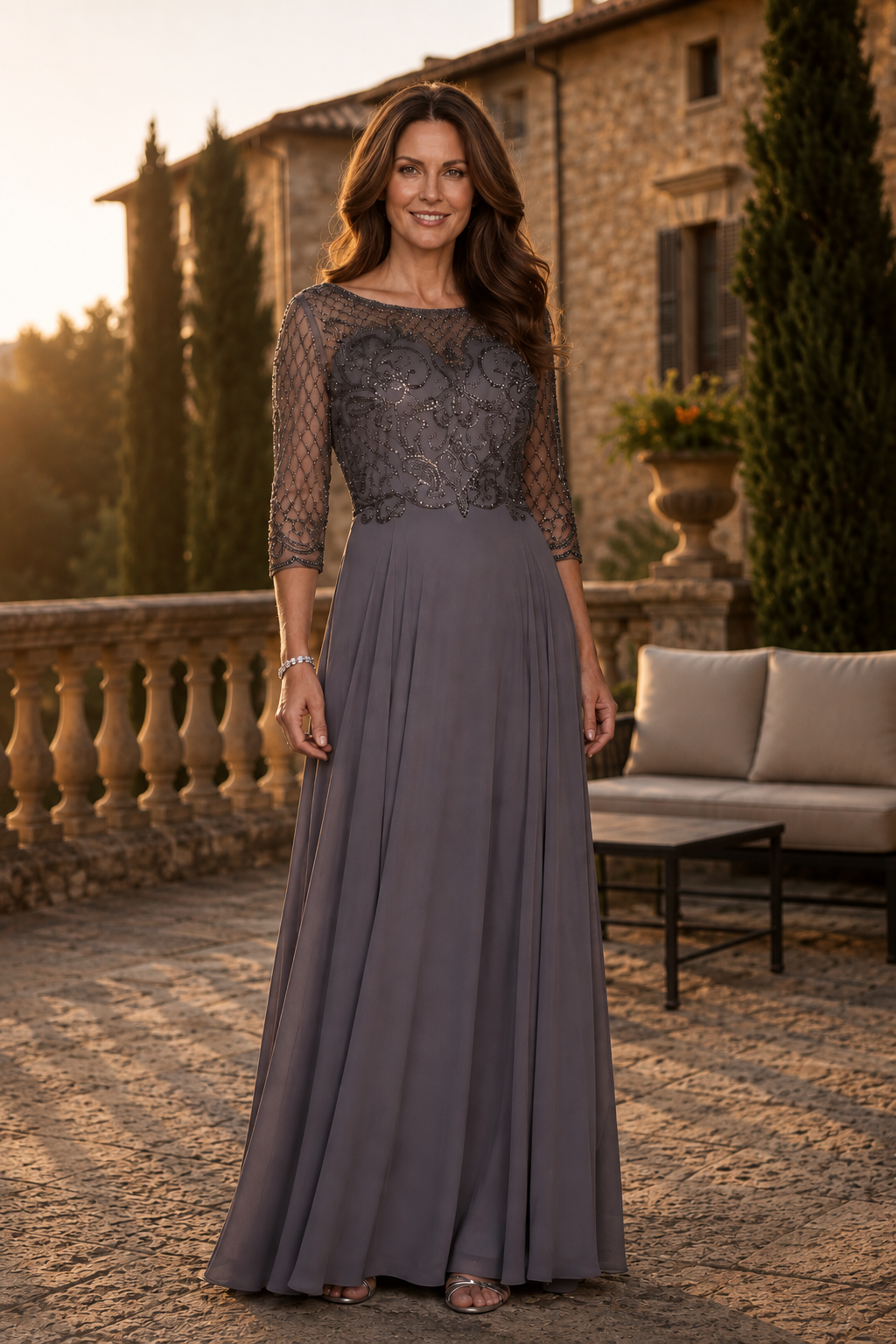A Line Mother Of The Bride Dresses