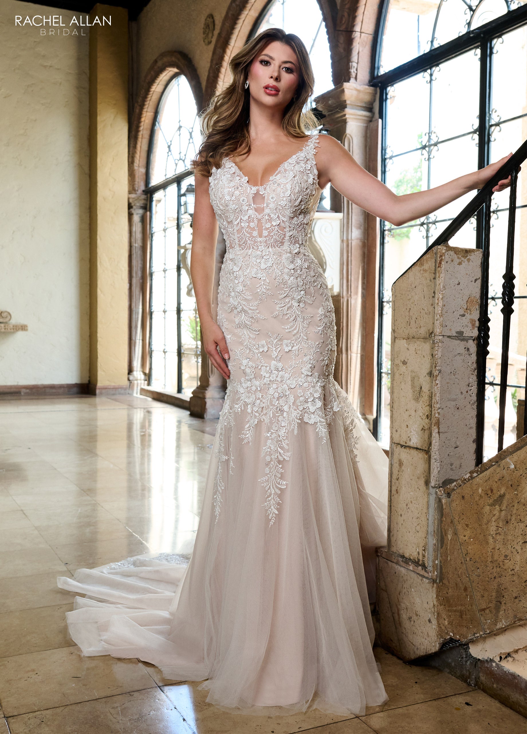 Rachel Allan RB2209 Mermaid Bridal Gown Long Wedding Dress