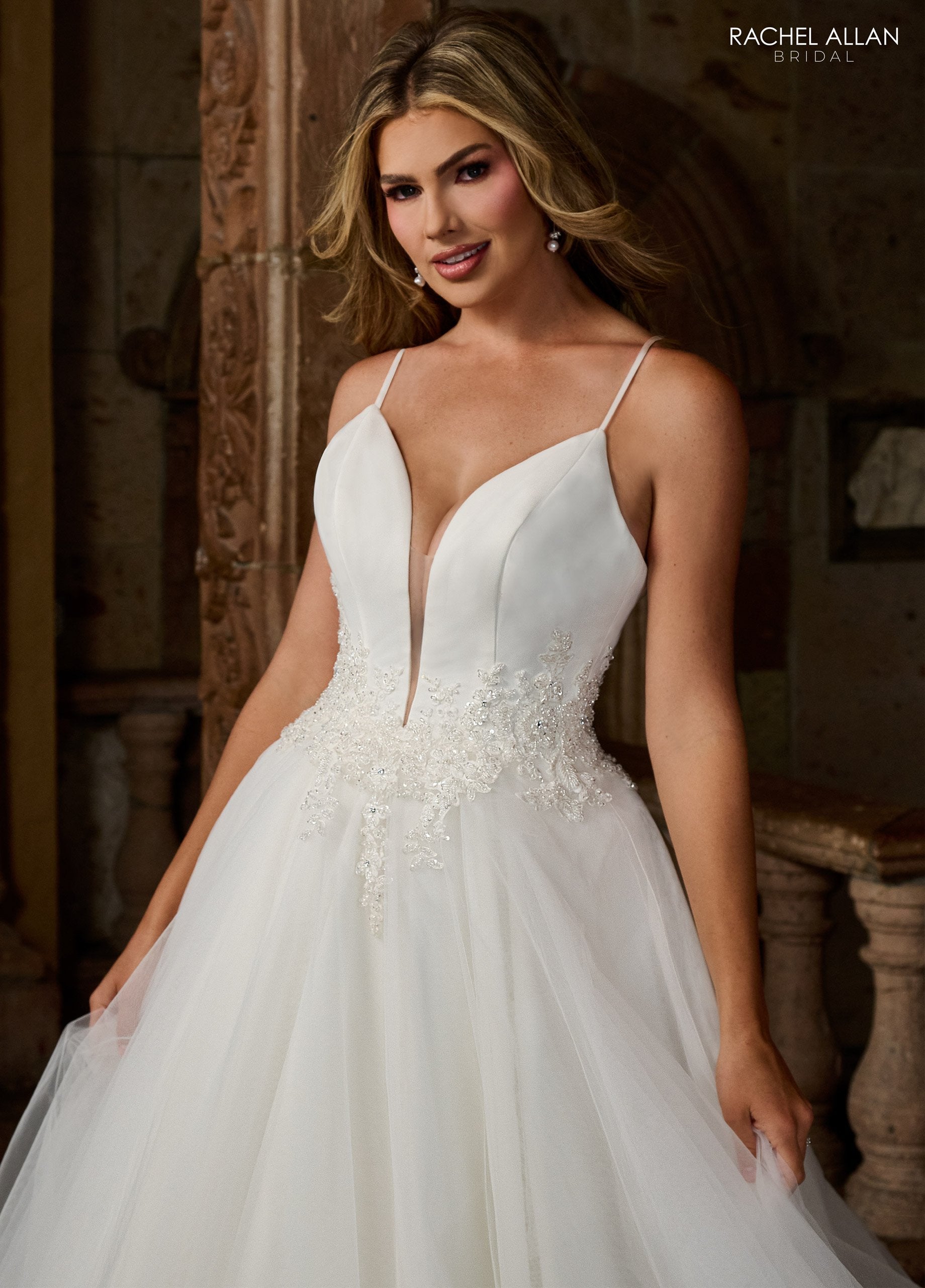 Rachel Allan RB2200 Long Bridal Ball Gown Wedding Dress