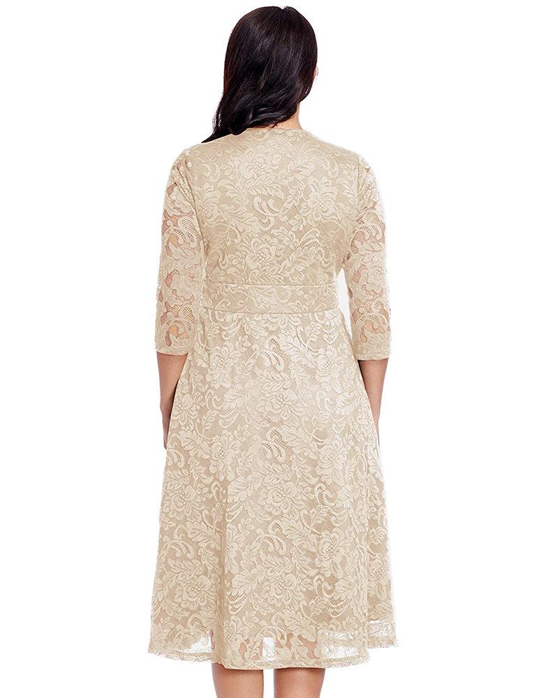 Modest Short Mother of the Bride Dress Plus Size Formal