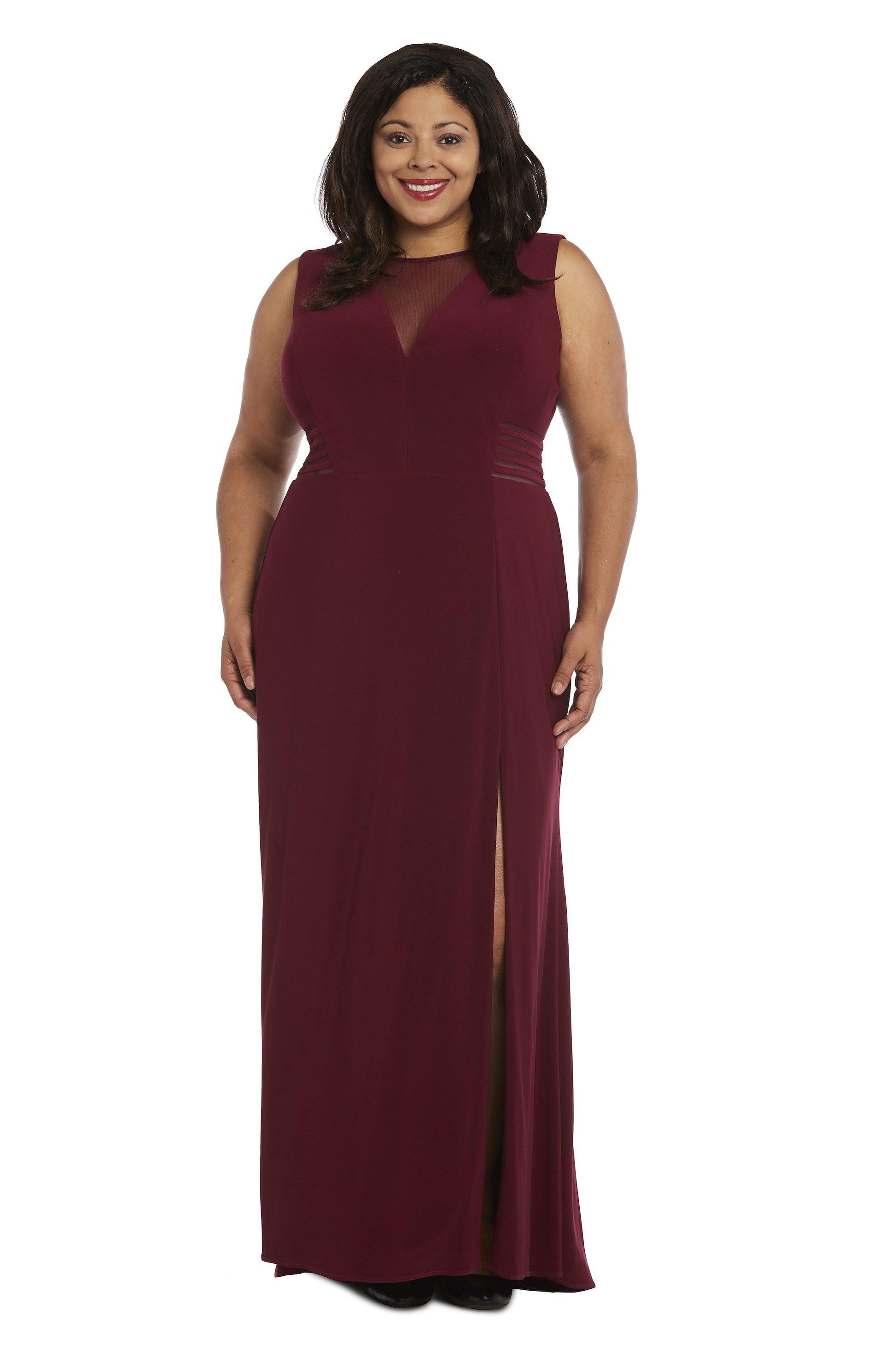 Morgan & Co 12173WMM Long Plus Size Formal Dress