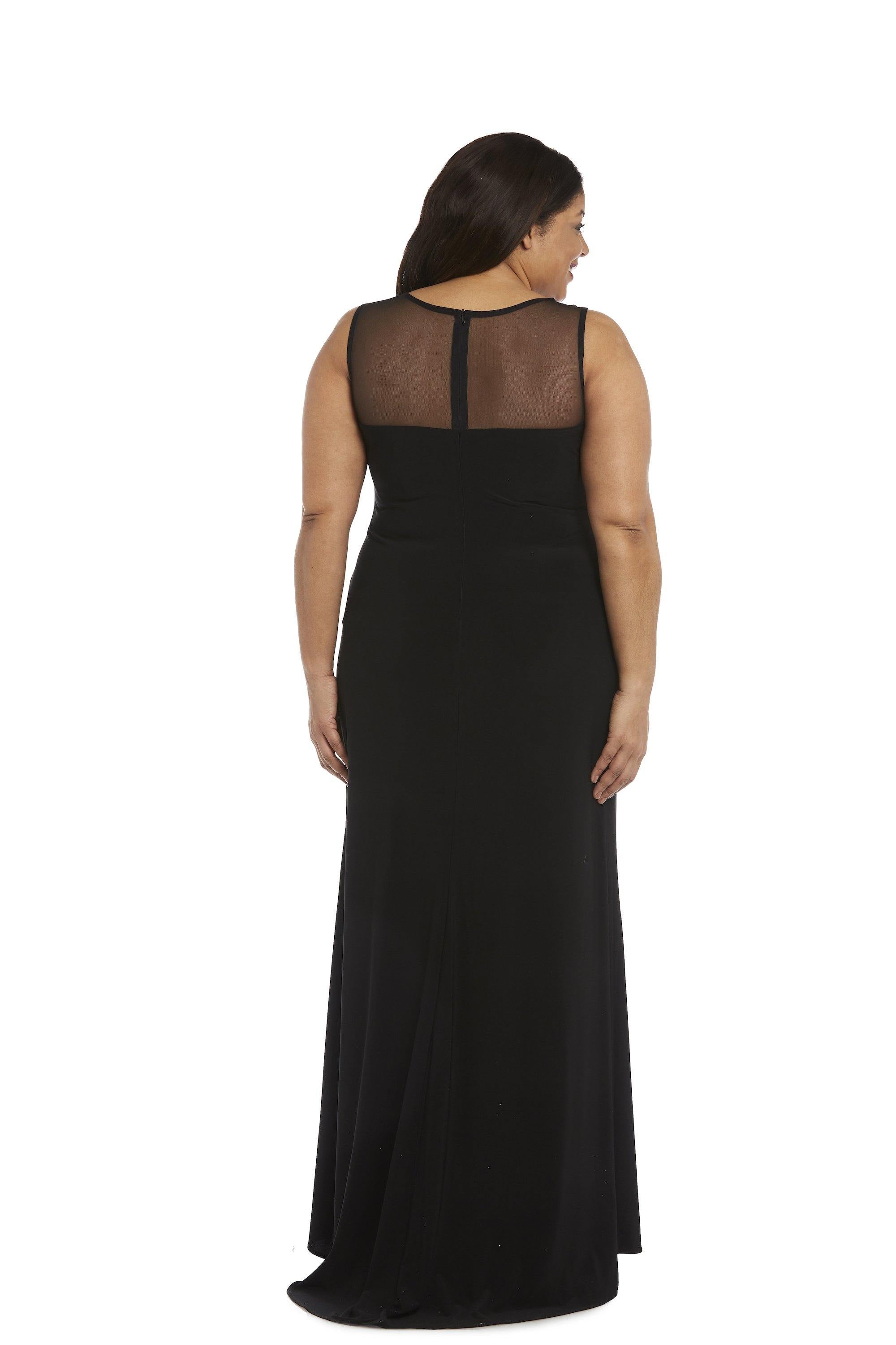 Morgan & Co Plus Size Long Formal Dress 12332WMM - The Dress Outlet