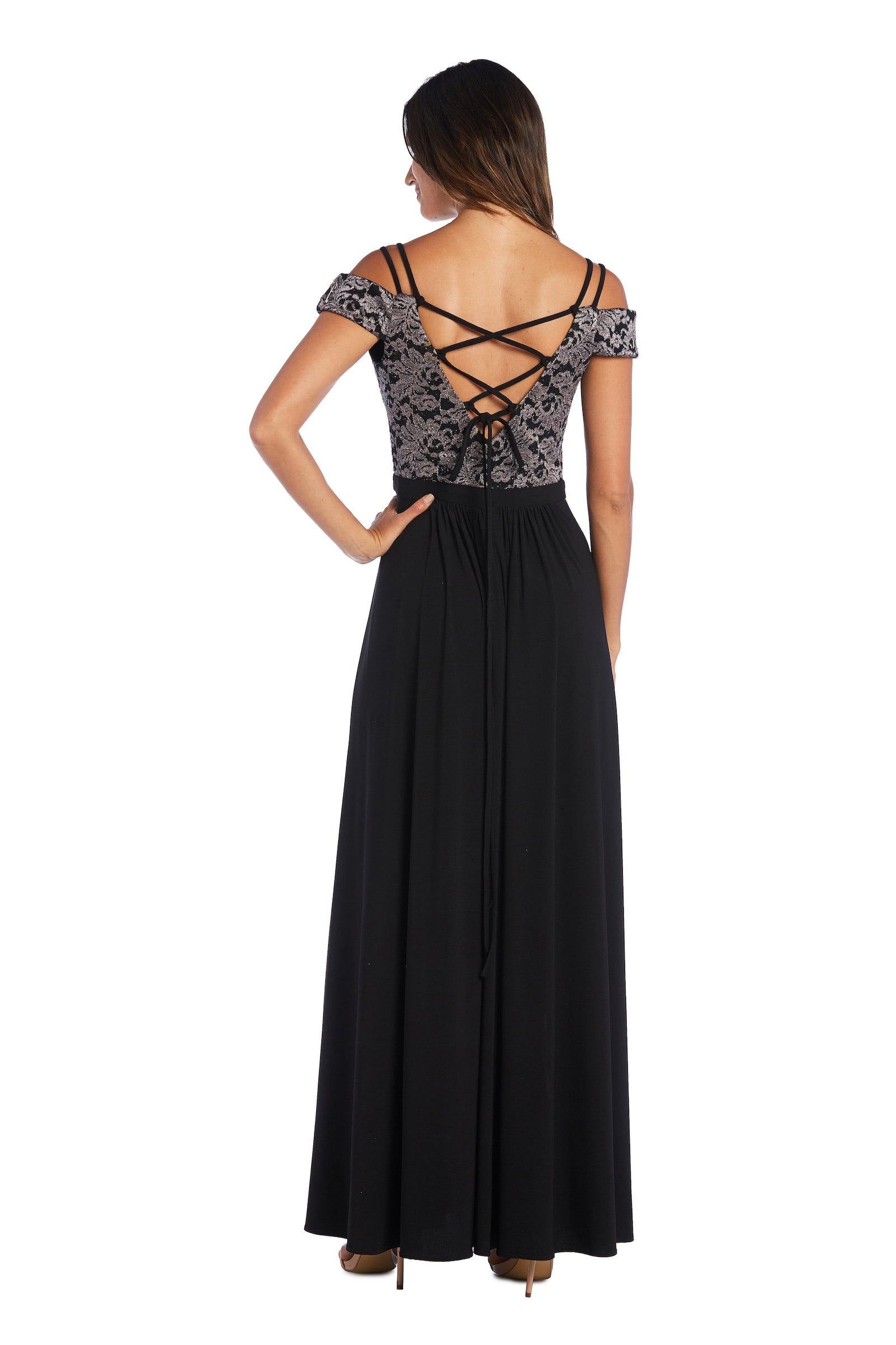 Morgan & Co 12670 Lace Formal Long Dress