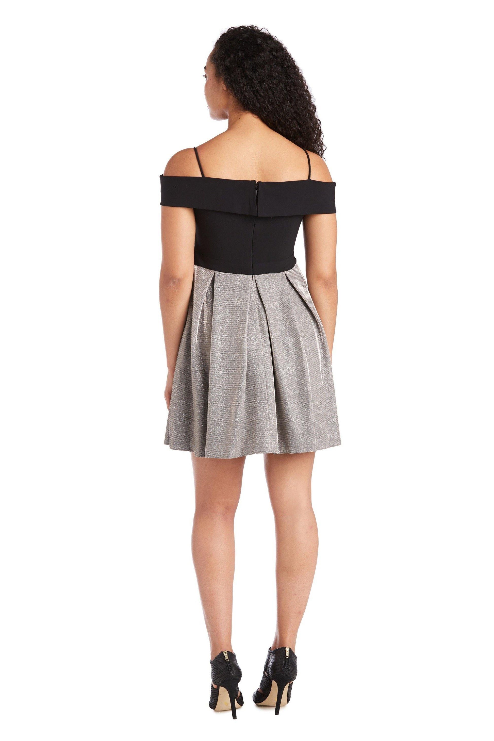 Morgan & Co 12783 Short Cocktail Off Shoulder Dress