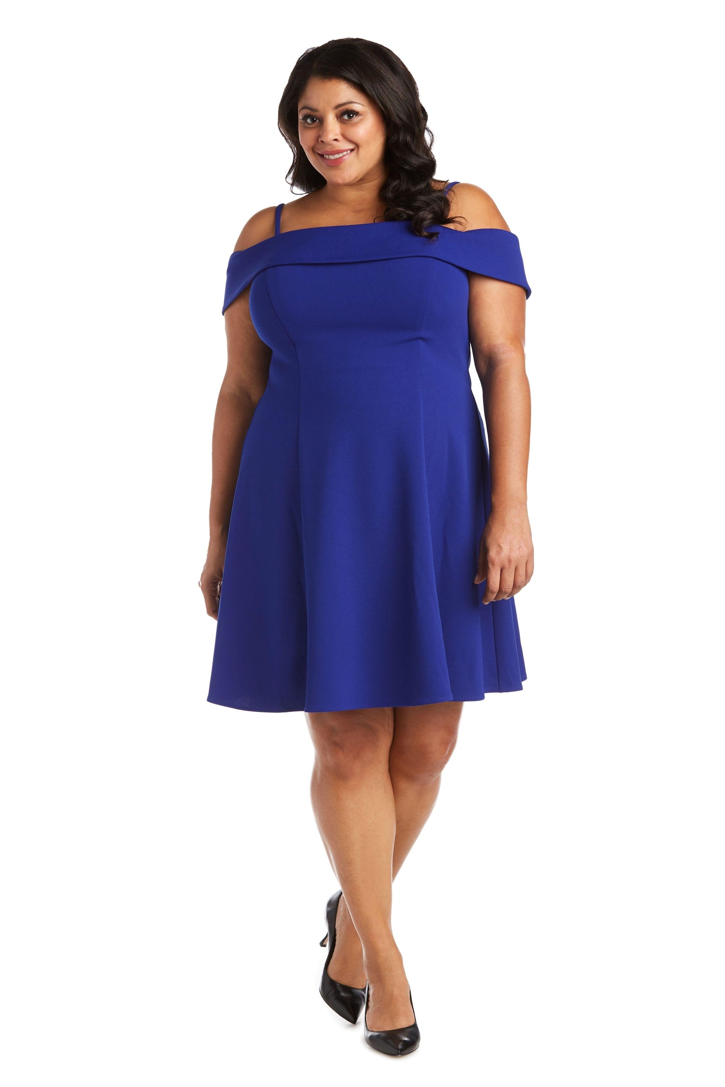 Morgan & Co Plus Size Short Cocktail Dress 12857WM - The Dress Outlet