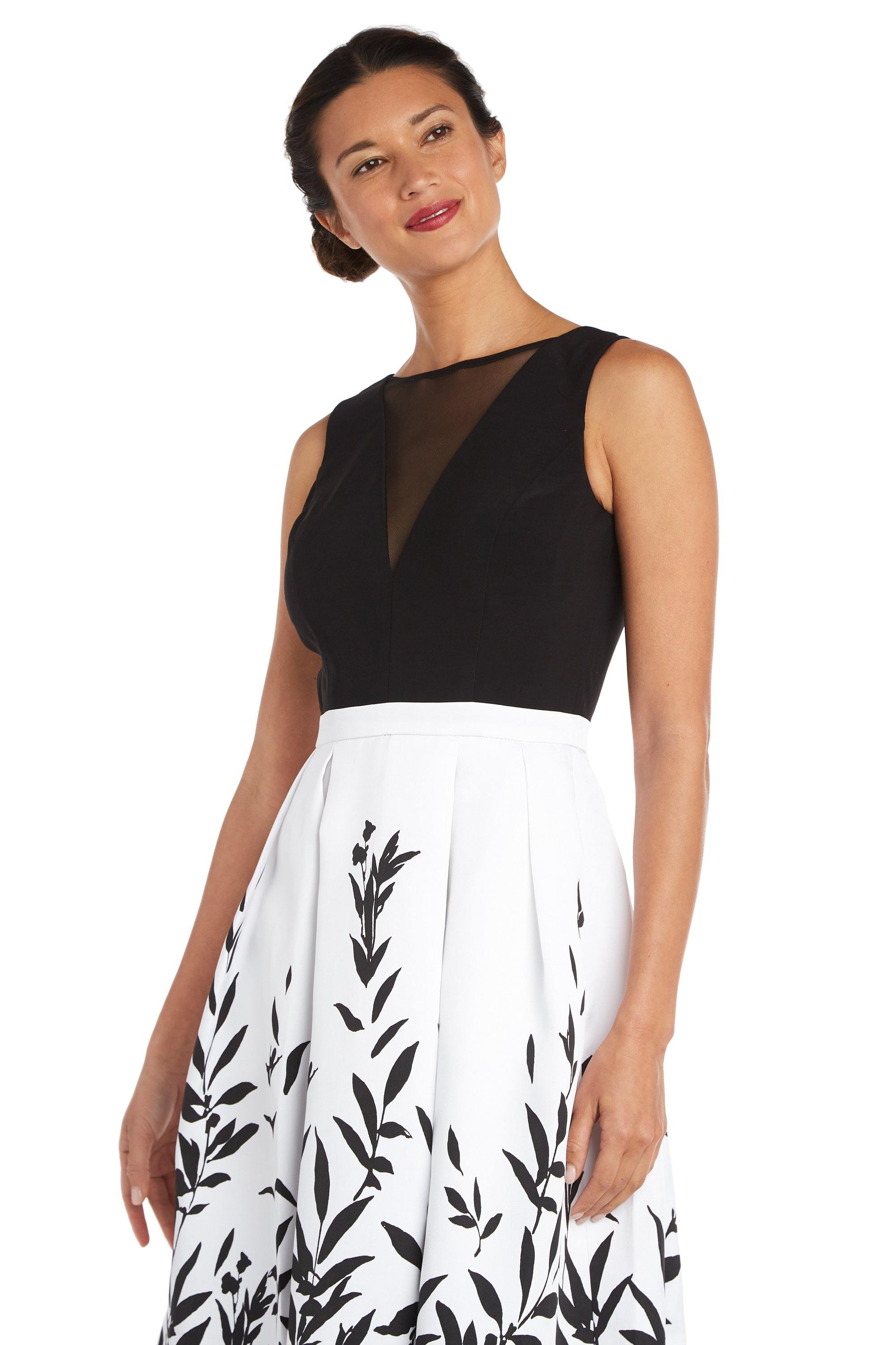 Morgan & Co. Long Printed Skirt Formal Dress 12961 - The Dress Outlet