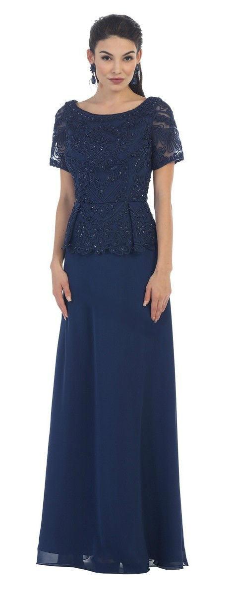 Mother of the Bride Dress Formal Plus Size Gown Groom - The Dress Outlet May Queen