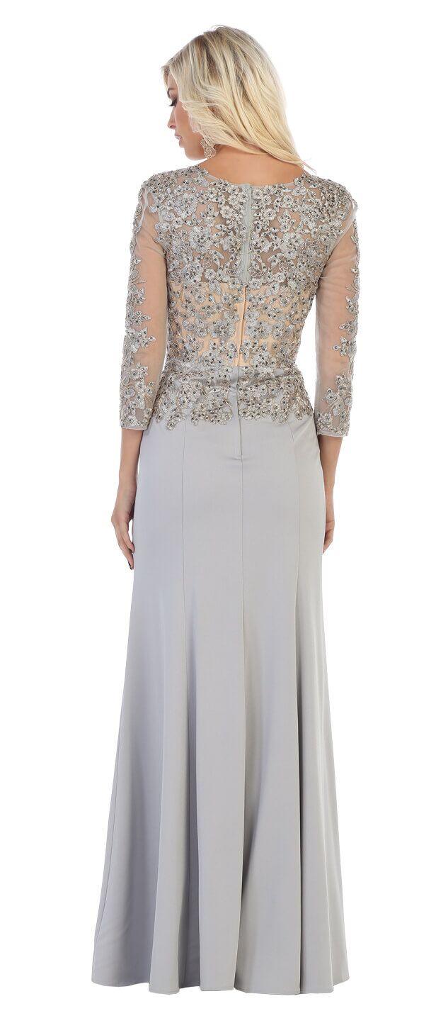 Mother of the Bride Dress Plus Size Formal - The Dress Outlet May Queen
