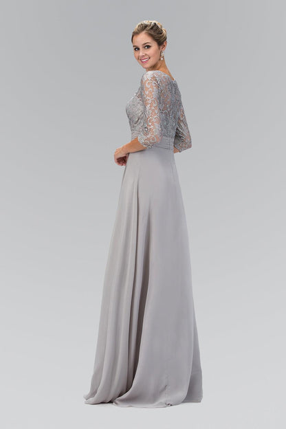 Mother of the Bride Long Dress Formal - The Dress Outlet Elizabeth K
