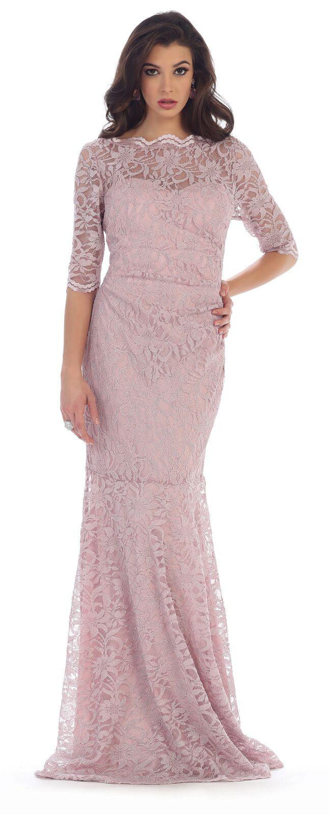 Mother of the Bride Long Dress Plus Size Formal Evening Gown Groom - The Dress Outlet May Queen