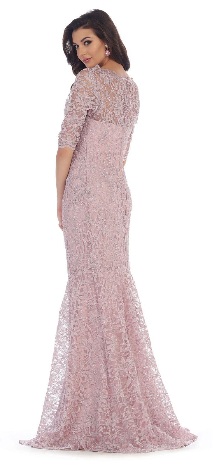 Mother of the Bride Long Dress Plus Size Formal Evening Gown Groom - The Dress Outlet May Queen