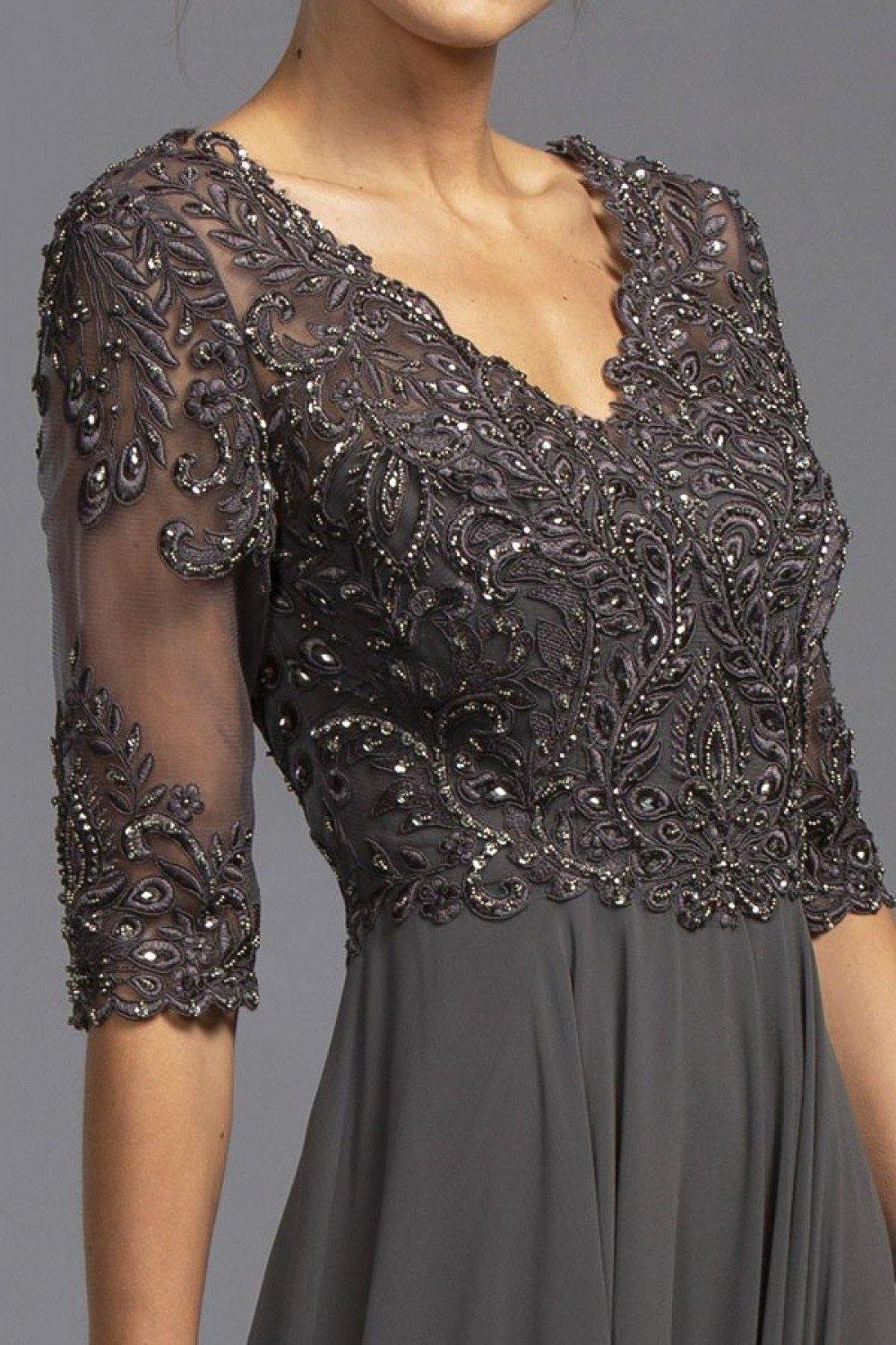 Mother of the Bride Long Formal Dress
