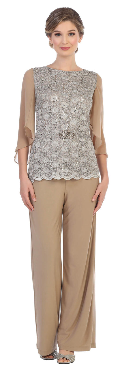 Mother of the Bride Plus Size Pant Suit - The Dress Outlet Eva Fashion