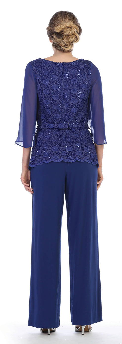 Black Mother of the Bride Plus Size Pant Suit | DressOutlet for $92.99 ...