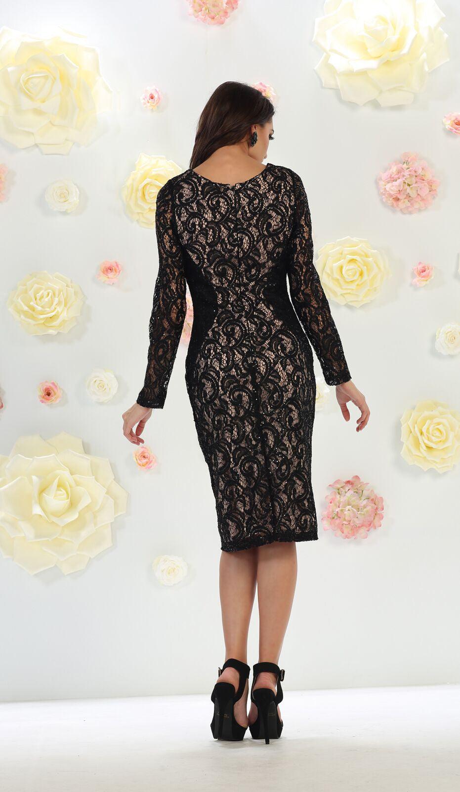 Mother of the Bride Short Dress Plus Size - The Dress Outlet May Queen