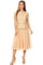 Mother of the Bride Short Dress Plus Size Gold - The Dress Outlet Sally