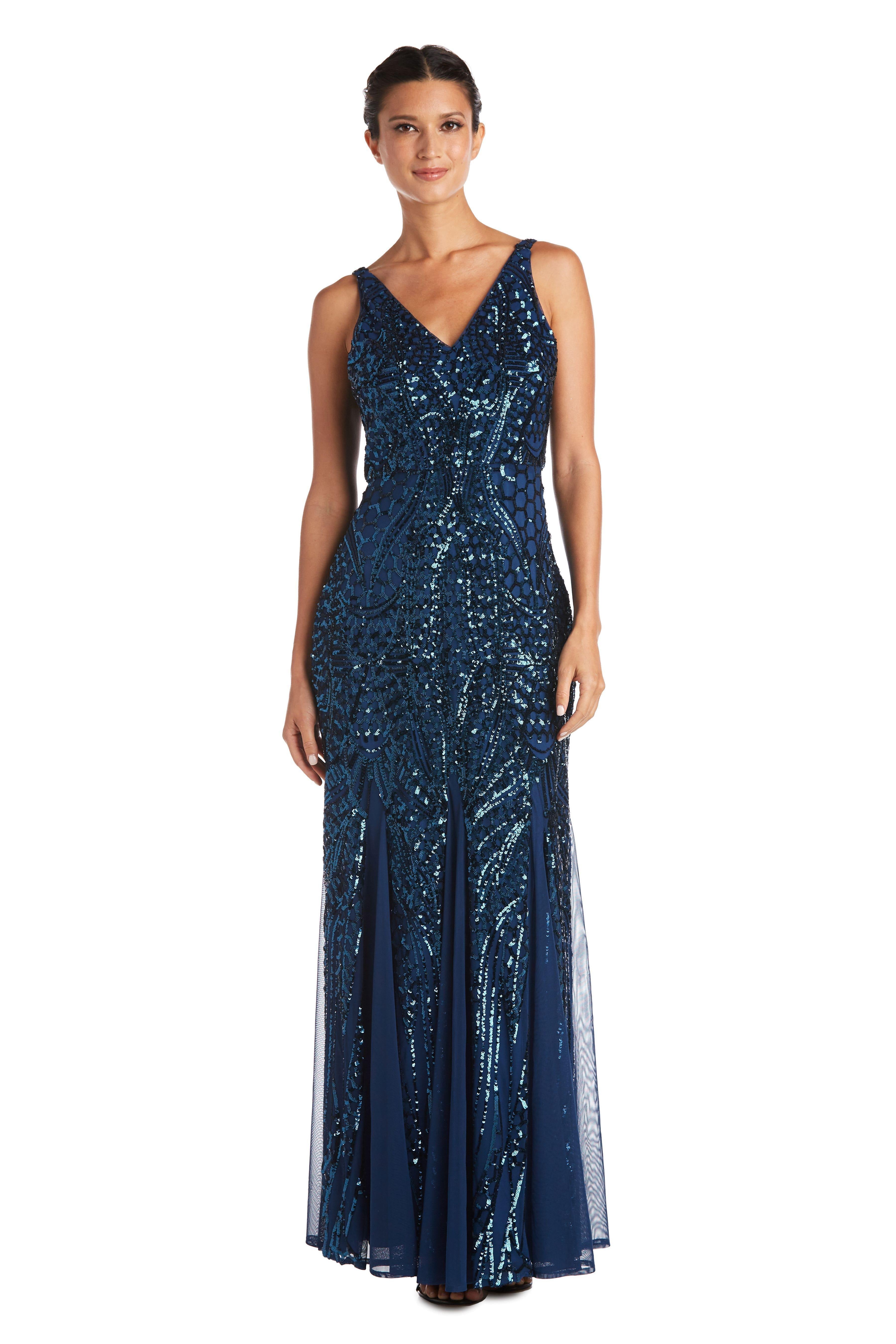 Nightway Long Formal Sequins Dress 21685 Nightway Long Formal Sequins Dress 21685