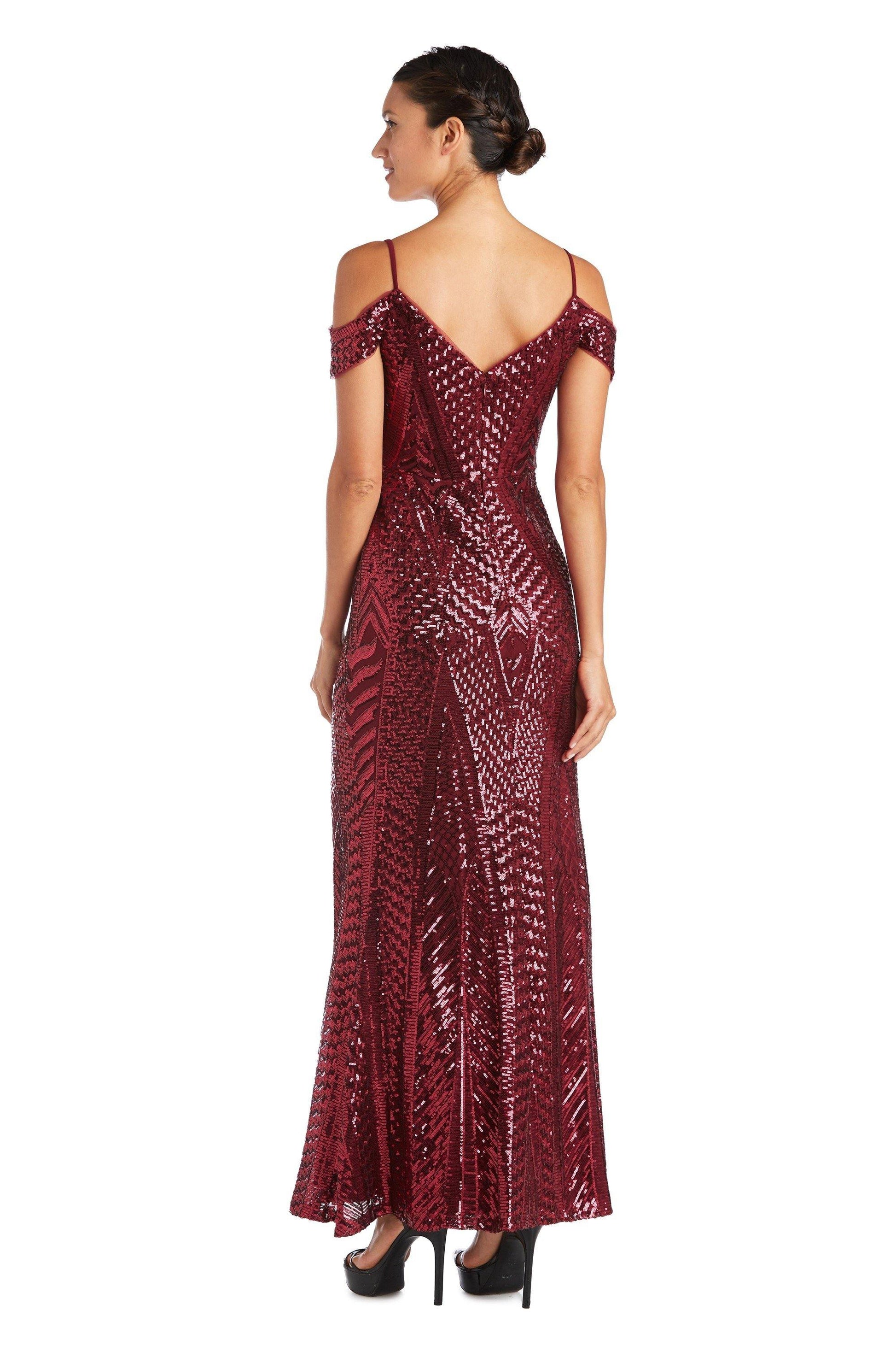 Nightway Long Formal Sequins Dress 21917