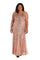 Nightway Long Plus Size Beaded Formal Gown 21685W - The Dress Outlet
