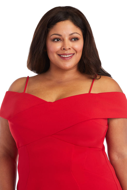 Red Nightway Plus Size Evening Long Dress 21825W for $74.99 – The Dress ...